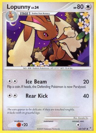 [PKM] Lopunny (63/147) [Platinum: Supreme Victors]