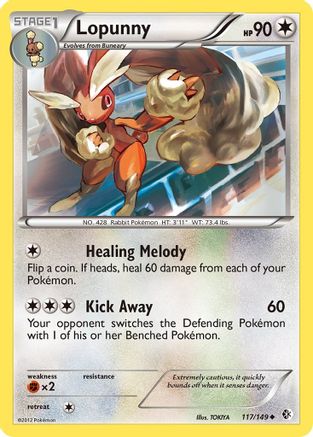 [PKM] Lopunny (117/149) [Black & White: Boundaries Crossed]