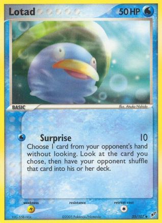 [PKM-C] Lotad (35/107) (Stamped) [EX: Deoxys]