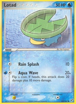 [PKM-C] Lotad (63/107) (Stamped) [EX: Deoxys]