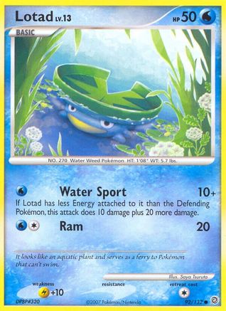 [PKM] Lotad (92/132) [Diamond & Pearl: Secret Wonders]