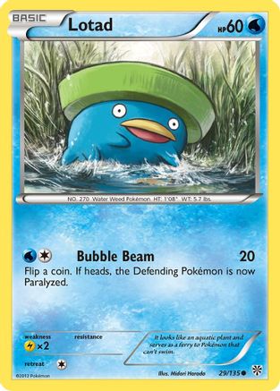 [PKM] Lotad (29/135) [Black & White: Plasma Storm]