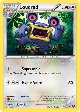 [PKM] Loudred (106/135) [Black & White: Plasma Storm]