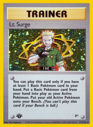 [TR] Lt. Surge (17/132) [Gym Heroes 1st Edition]