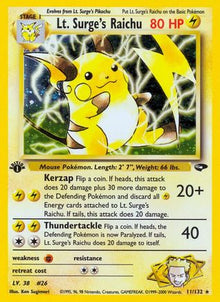[PKM] Lt. Surge's Raichu (11/132) [Gym Challenge Unlimited]