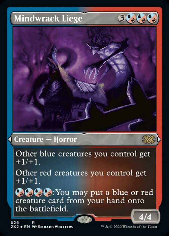 {R} Mindwrack Liege (Foil Etched) [Double Masters 2022][2X2 526]