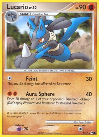 [PKM-R] Lucario (2/17) [POP Series 6]