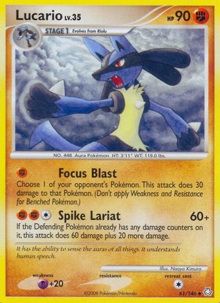 [PKM] Lucario (61/146) [Diamond & Pearl: Legends Awakened]
