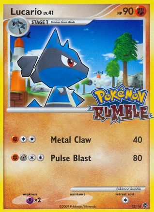 [PKM] Lucario (12/16) [PokÃƒÂ©mon Rumble]