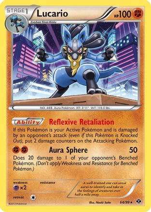 [PKM-R] Lucario (64/99) [Black & White: Next Destinies]