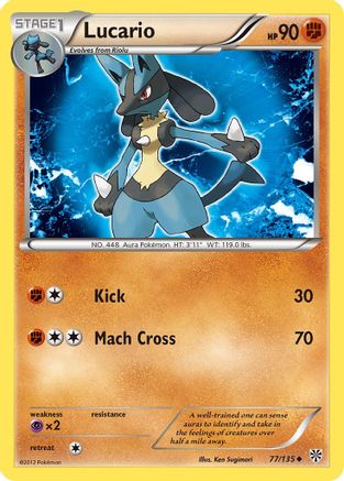 [PKM] Lucario (77/135) [Black & White: Plasma Storm]