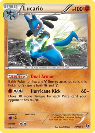 [PKM] Lucario (78/135) [Black & White: Plasma Storm]