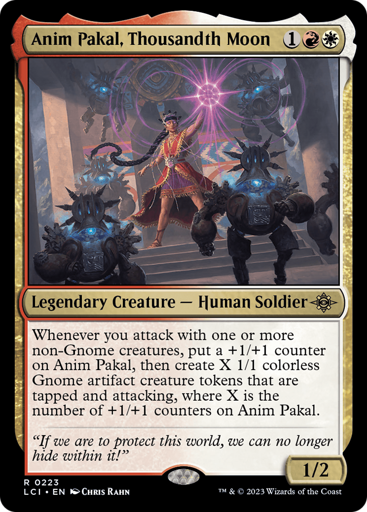 {@R} Anim Pakal, Thousandth Moon [The Lost Caverns of Ixalan][LCI 223]