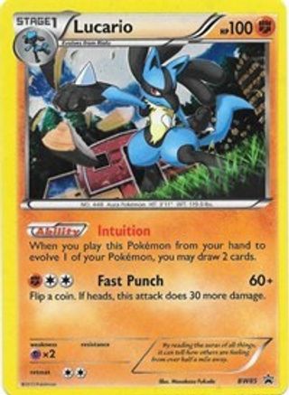 [PKM-R] Lucario (BW85) [Black & White: Black Star Promos]