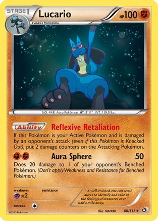 [PKM-R] Lucario (80/113) [Black & White: Legendary Treasures]