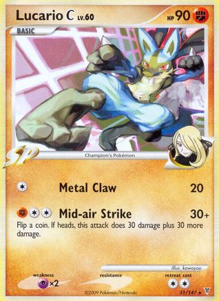 [PKM-R] Lucario C (31/147) [Platinum: Supreme Victors]
