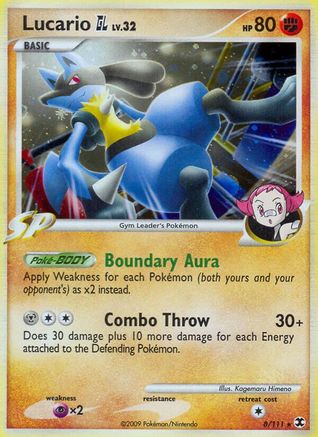 [PKM] Lucario GL (8/111) [Platinum: Rising Rivals]