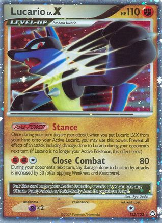 [PKM-R] Lucario LV.X (122/123) [Diamond & Pearl: Mysterious Treasures]