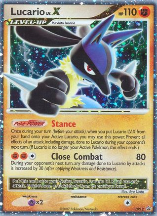 [PKM] Lucario LV.X (DP12) [Diamond & Pearl: Black Star Promos]