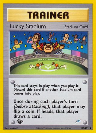 [PKM] Lucky Stadium (100/105) [Neo Destiny 1st Edition]