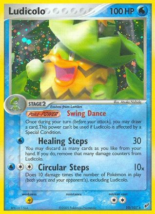 [PKM-R] Ludicolo (10/107) (Stamped) [EX: Deoxys]