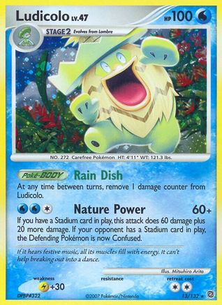 [PKM-R] Ludicolo (13/132) [Diamond & Pearl: Secret Wonders]