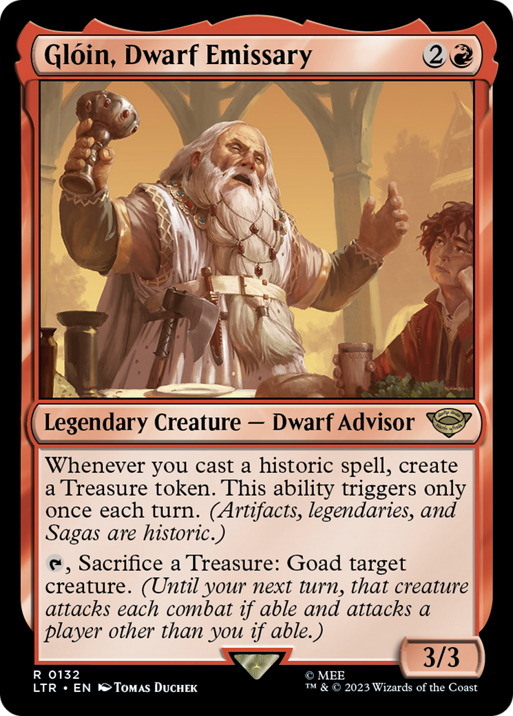 {R} Gloin, Dwarf Emissary [The Lord of the Rings: Tales of Middle-Earth][LTR 132]