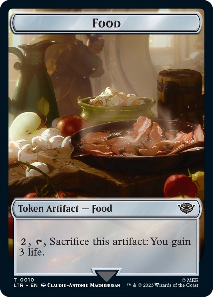 {T} Soldier // Food Token [The Lord of the Rings: Tales of Middle-Earth Commander Tokens][TLTC 5//10]