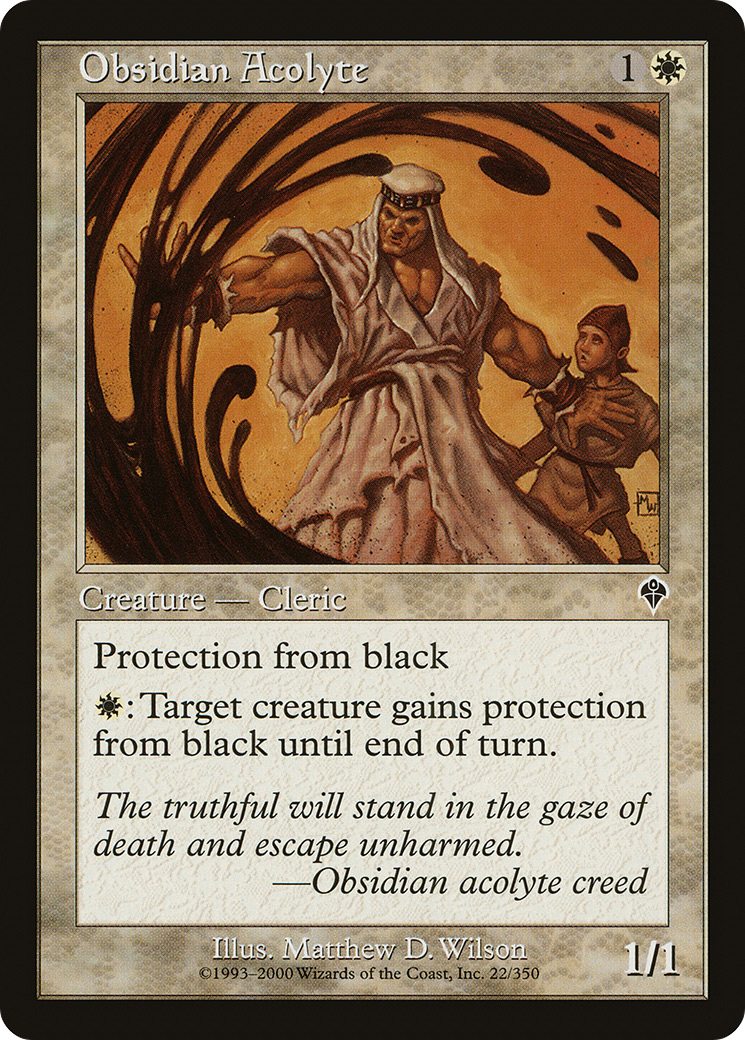{C} Obsidian Acolyte [Invasion][INV 022]