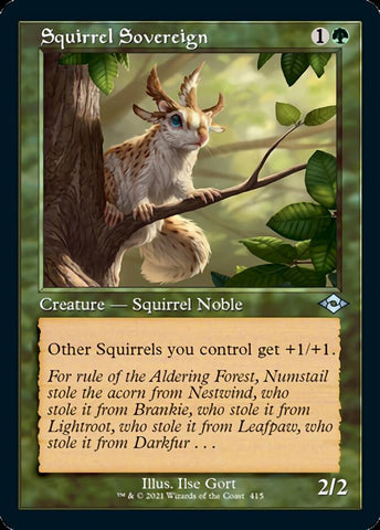 {C} Squirrel Sovereign (Retro Foil Etched) [Modern Horizons 2][RF ET MH2 415]