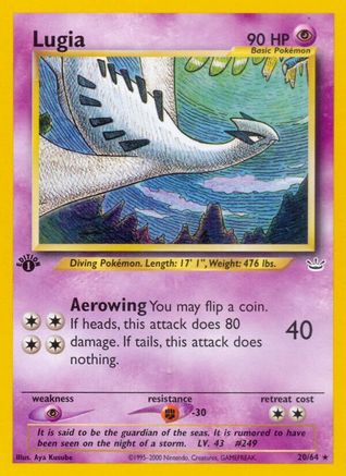 [PKM] Lugia (20/64) [Neo Revelation 1st Edition]