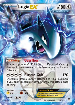 [PKM-R] Lugia EX (108/135) [Black & White: Plasma Storm]
