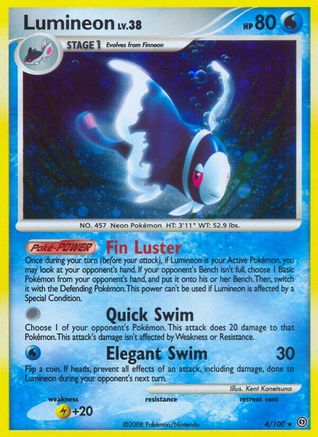 [PKM-R] Lumineon (4/100) [Diamond & Pearl: Stormfront]