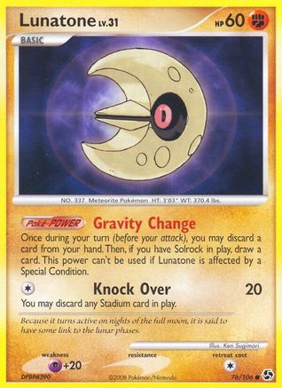 [PKM-C] Lunatone (76/106) [Diamond & Pearl: Great Encounters]