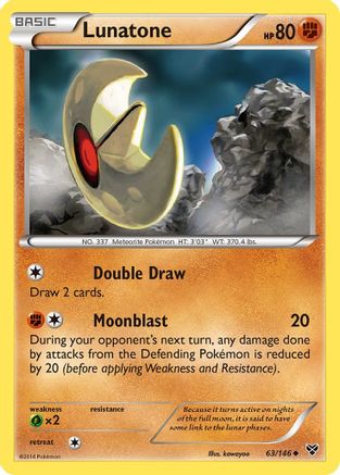 [PKM] Lunatone (63/146) [XY: Base Set]