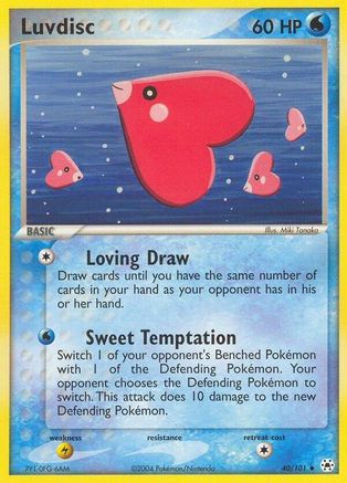 [PKM-C] Luvdisc (40/101) [EX: Hidden Legends]