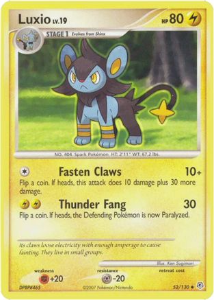 [PKM-C] Luxio (52/130) [Diamond & Pearl: Base Set]