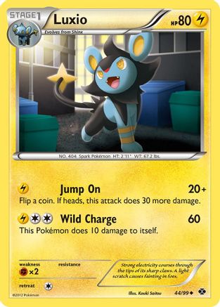 [PKM] Luxio (44/99) [Black & White: Next Destinies]