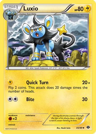 [PKM-C] Luxio (45/99) [Black & White: Next Destinies]