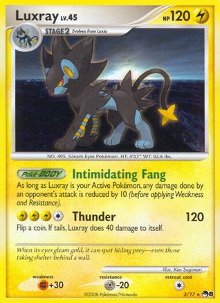[PKM-R] Luxray (3/17) [POP Series 8]