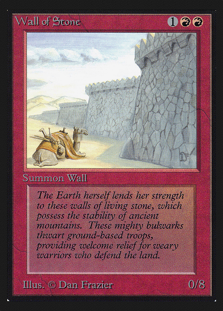 {C} Wall of Stone [International CollectorsÃ¢Â€Â™ Edition][GB CEI 183]