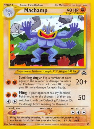 [PKM] Machamp (43) [Wizards of the Coast: Black Star Promos]