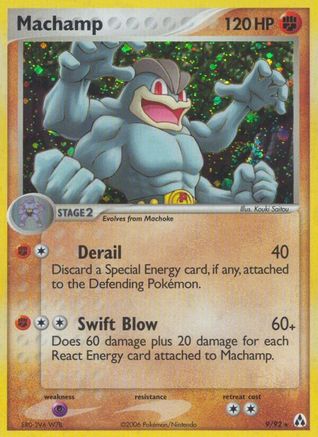 [PKM] Machamp (9/92) (Stamped) [EX: Legend Maker]