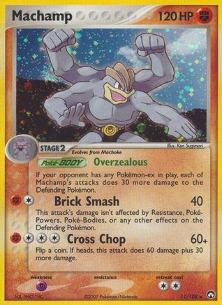 [PKM-R] Machamp (11/108) (Stamped) [EX: Power Keepers]