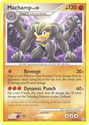 [PKM-R] Machamp (31/130) [Diamond & Pearl: Base Set]