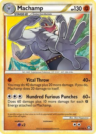 [PKM] Machamp (26/102) [HeartGold & SoulSilver: Triumphant]