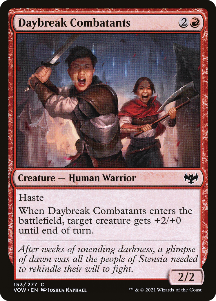 {C} Daybreak Combatants [Innistrad: Crimson Vow][VOW 153]