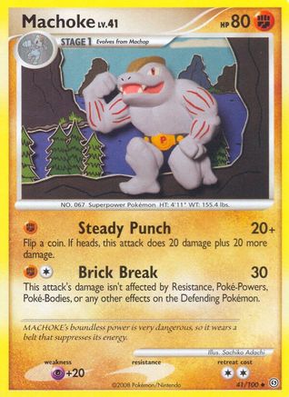 [PKM-C] Machoke (41/100) [Diamond & Pearl: Stormfront]
