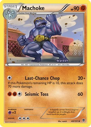 [PKM] Machoke (48/101) [Black & White: Plasma Blast]