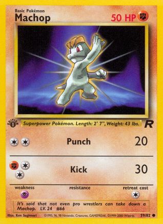 [PKM-C] Machop (59/82) [Team Rocket Unlimited]